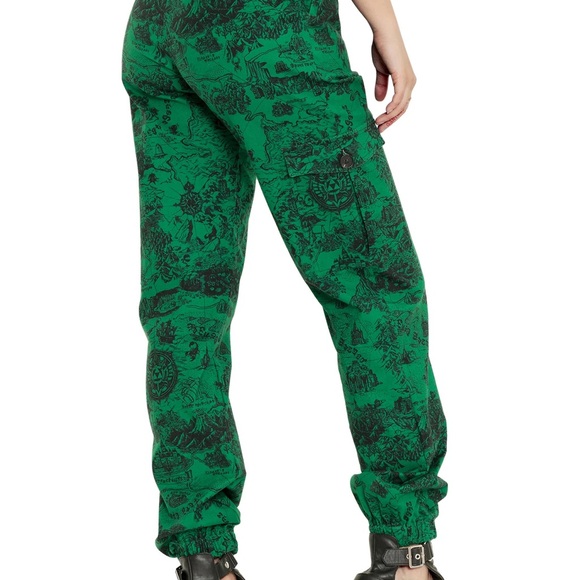 Blackmilk legend of Zelda ocarina of time hyrule cargo pants goth gothic fairy - Picture 2 of 5